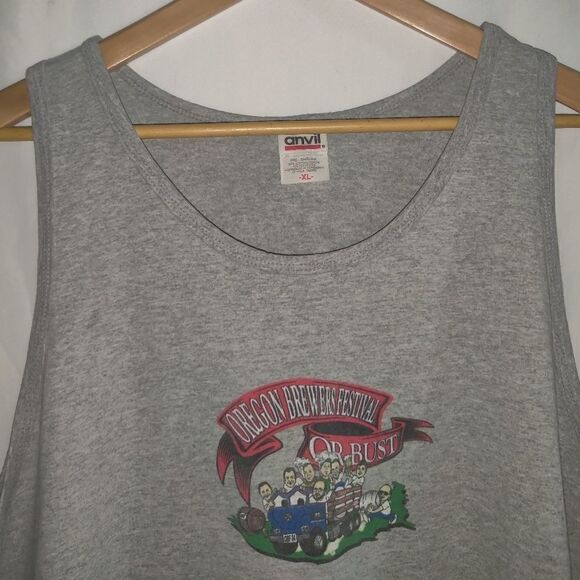 Anvil Pre-Shrunk Tank Oregon Brewers Festival Graphic Print Size: XL - Picture 3 of 6
